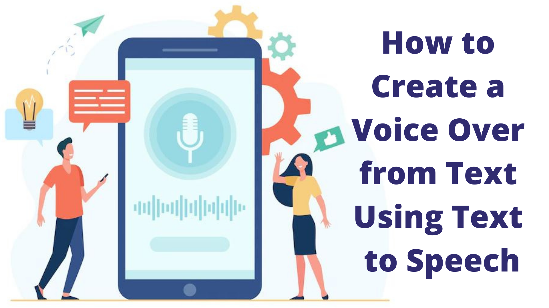 how to create a text to speech voice