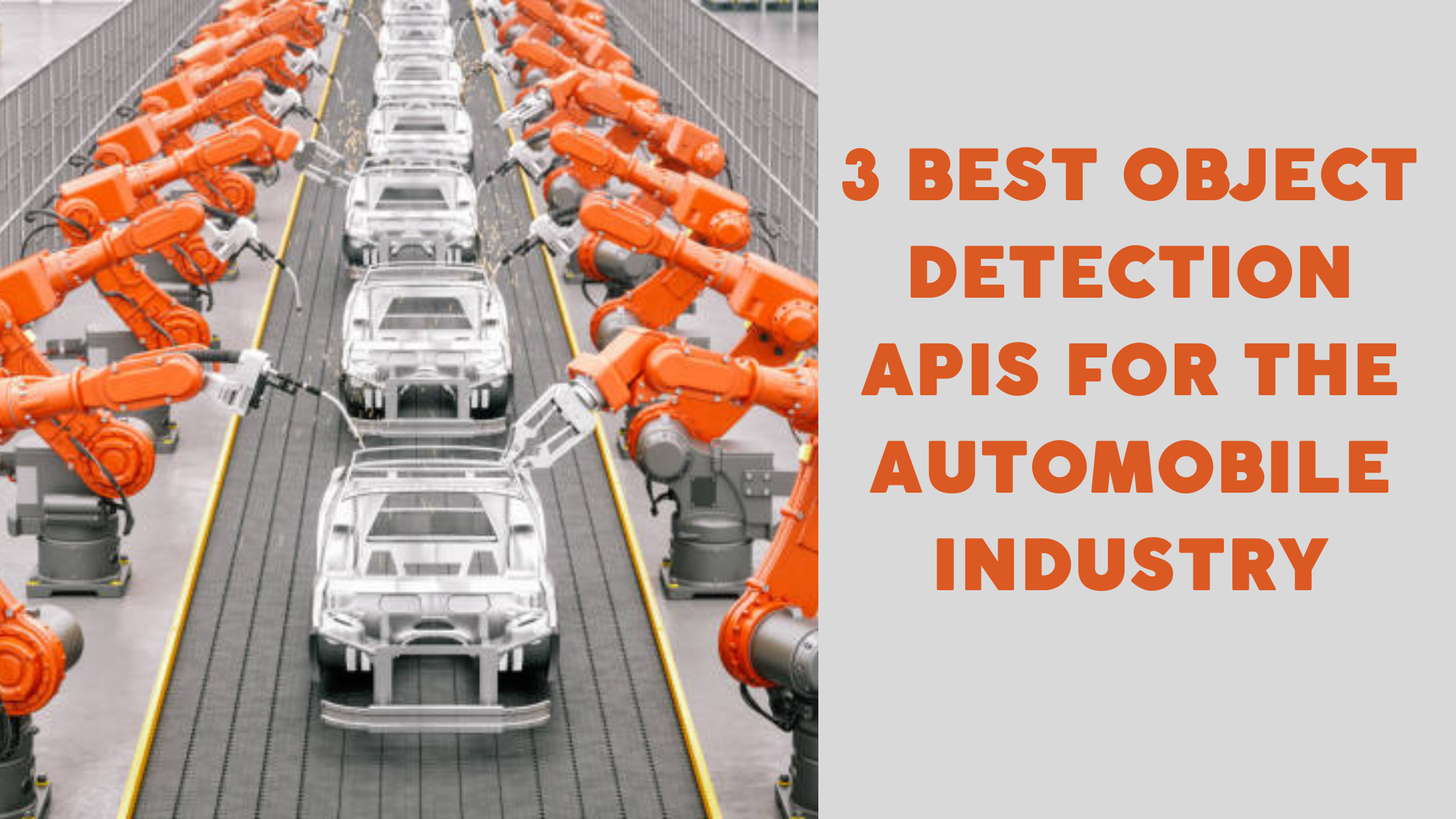 Best Object Detection Apis For The Automobile Industry